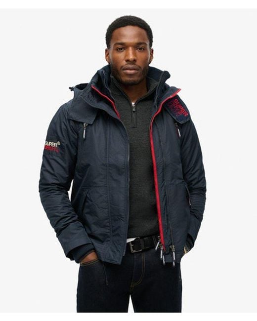 Superdry Mountain Sd Windcheater Jas in het Blue voor heren