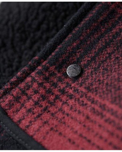 Superdry Red The Merchant Store - Wool Chore Coat for men