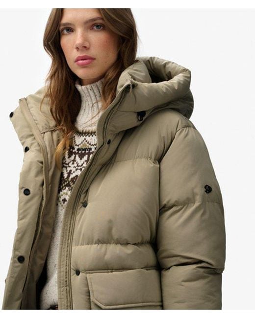 Superdry Green & Co Short Duvet Puffer Jacket