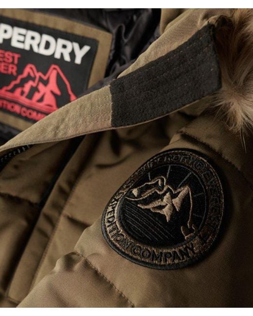Superdry Natural & Co Everest Hooded Bomber Jacket
