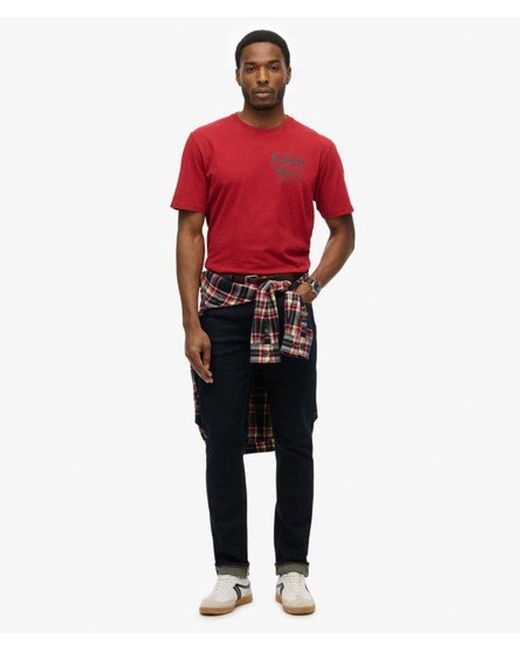 Superdry Red & Co B-movie Graphic Loose T-shirt for men
