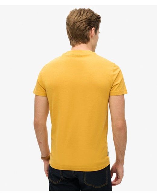Superdry Yellow & Co Essential Logo T-shirt for men