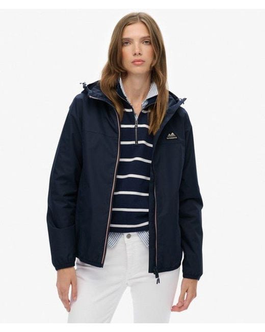 Superdry Blue & Co Essential Tri Windbreaker Jacket