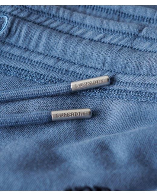 Superdry Blue Athletic Essentials Low Rise Flare joggers