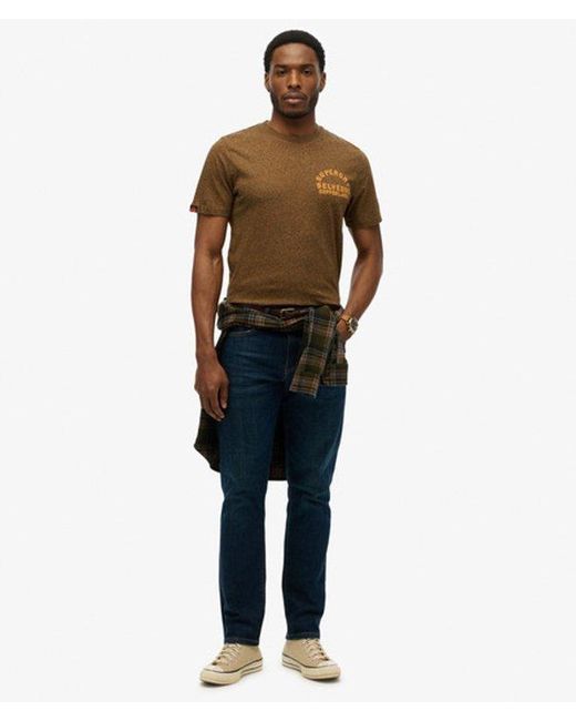 Superdry Brown & Co Copper Label Relaxed T-shirt for men