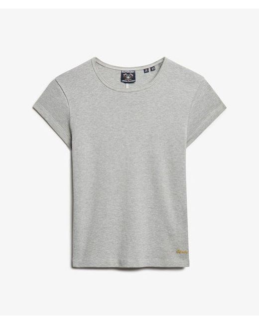 Superdry Gray Athletic Essential T-Shirt