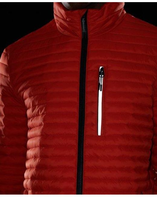 Superdry Red Packaway Non-Hooded Fuji Jacket Bold for men