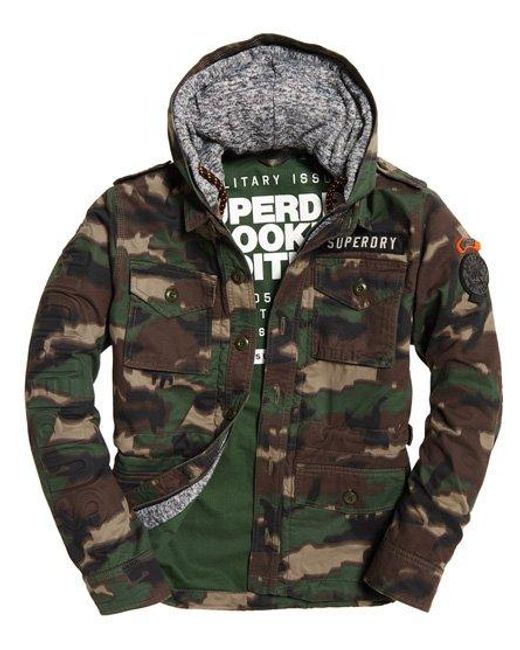 Superdry Military Storm Hood Online Sale, UP TO 63% OFF