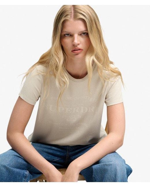 Superdry Natural & Co Luxe Casual Classic T-shirt