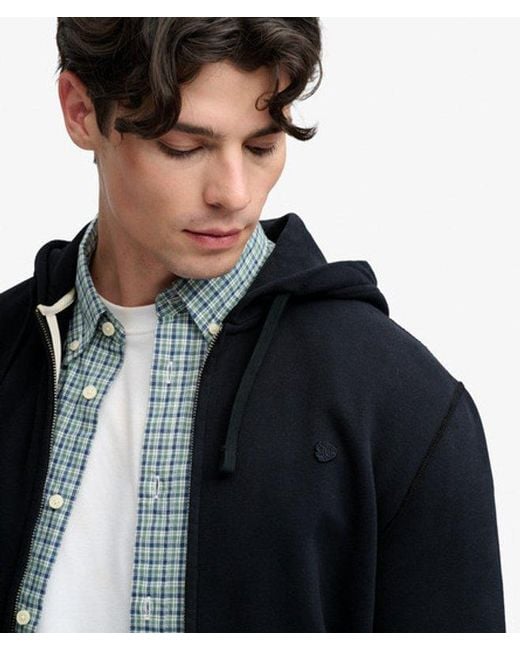 Superdry Blue & Co Essential Logo Zip Hoodie for men