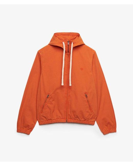 Superdry Orange & Co Hooded Washed Twill Jacket