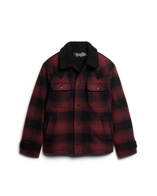Superdry Red & Co The Merchant Store - Wool Chore Coat for men
