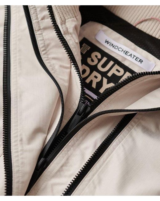 Superdry Natural & Co Hooded Embroidered Sd Windbreaker Jacket