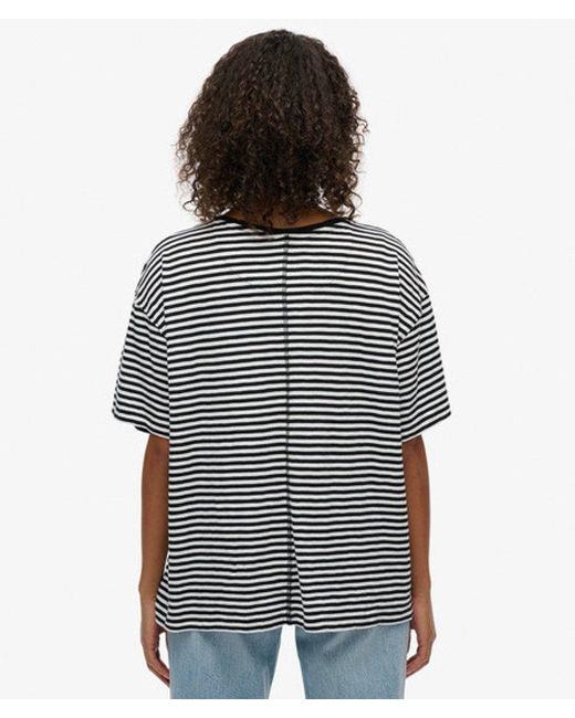 Superdry Black & Co Studios Dropped Shoulder T-shirt