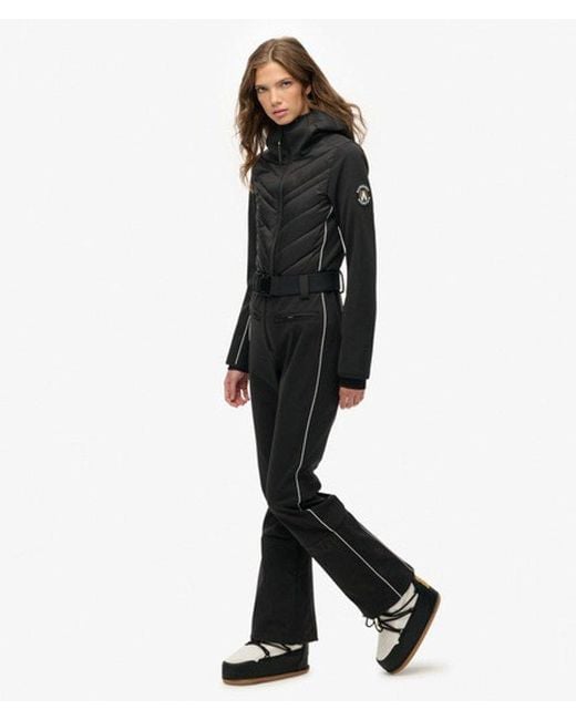 Superdry Black & Co Luxe Ski Suit