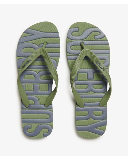 Superdry Green & Co Vintage Flip Flops for men