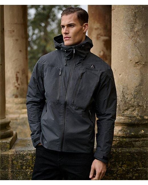 Superdry Black Waterproof Jacket for men