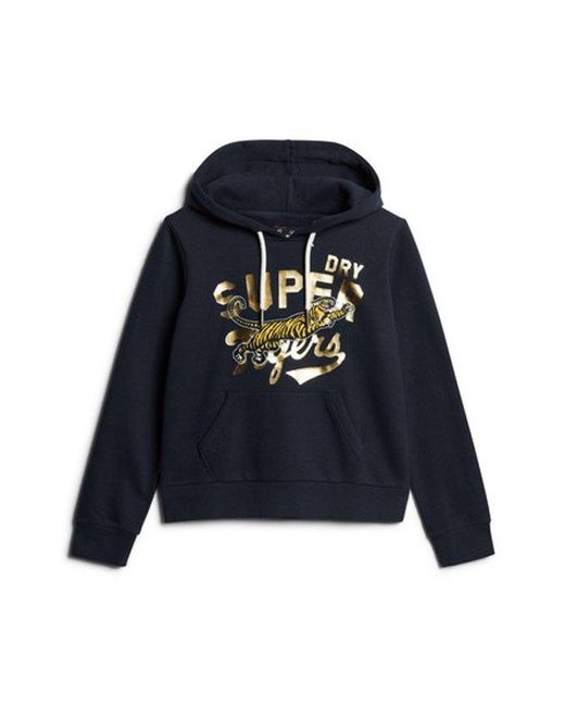 Superdry Blue & Co Reworked Classics Graphic Hoodie