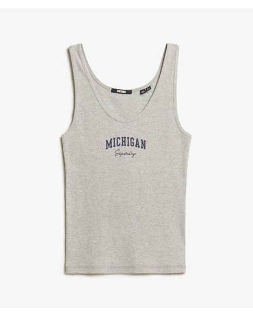 Superdry White & Co Athletic Essential Graphic Vest Top