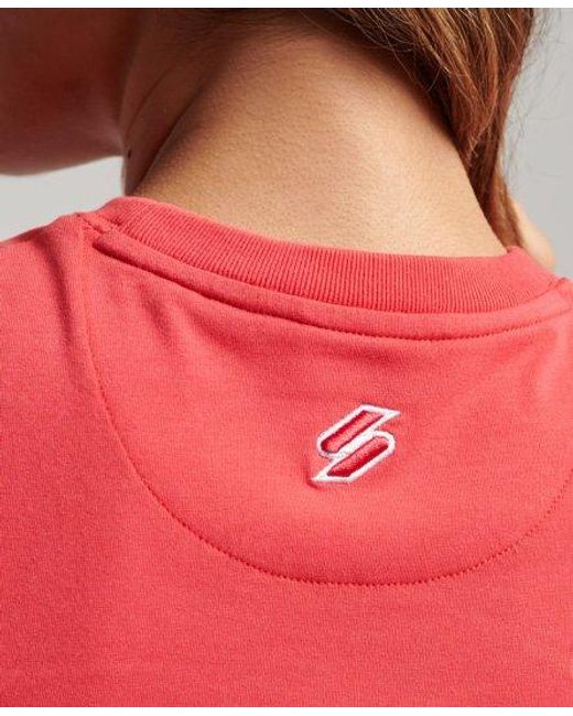 Superdry Code Graphic Embroidered Tiny T-Shirt Active