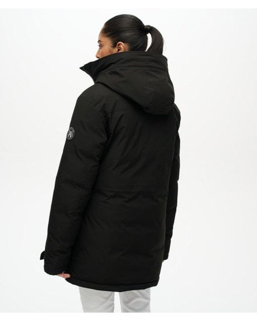 Superdry Black City Padded Parka Jacket