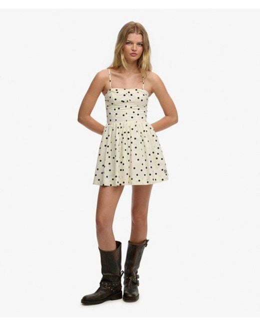 Superdry Green & Co Corset Cami Mini Dress
