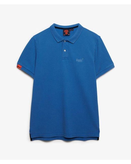Superdry Blue & Co Vintage Destroy Polo Shirt for men