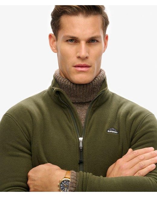 Superdry Green & Co Polar Fleece Full Zip for men