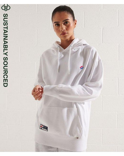Superdry White & Co Organic Cotton Essential Oversized Hoodie