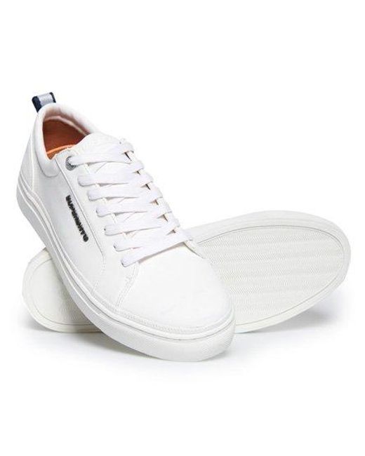 superdry white sneakers