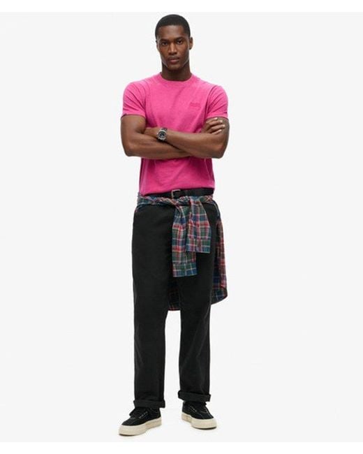 Superdry Pink & Co Essential Logo T-shirt for men