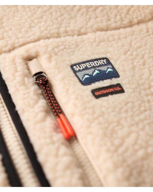 Superdry Natural & Co Outdoor Fleece Gilet for men