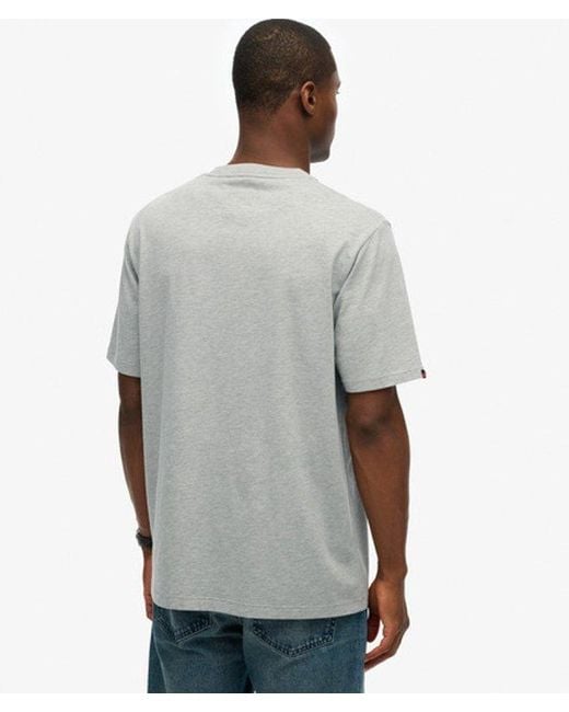 Superdry Athletic Essential T-shirt in het Gray voor heren