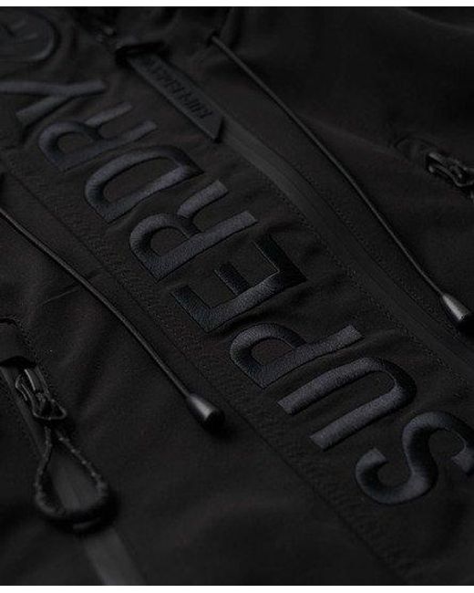 Superdry Black Ultimate Windbreaker Jacket for men