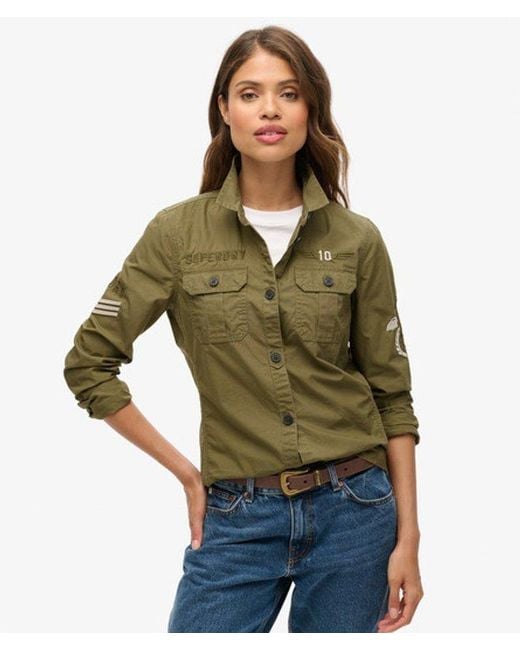 Superdry Green & Co Military Shirt