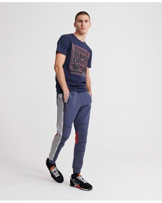 Superdry Blue Core Graphic T-Shirt Darkest for men