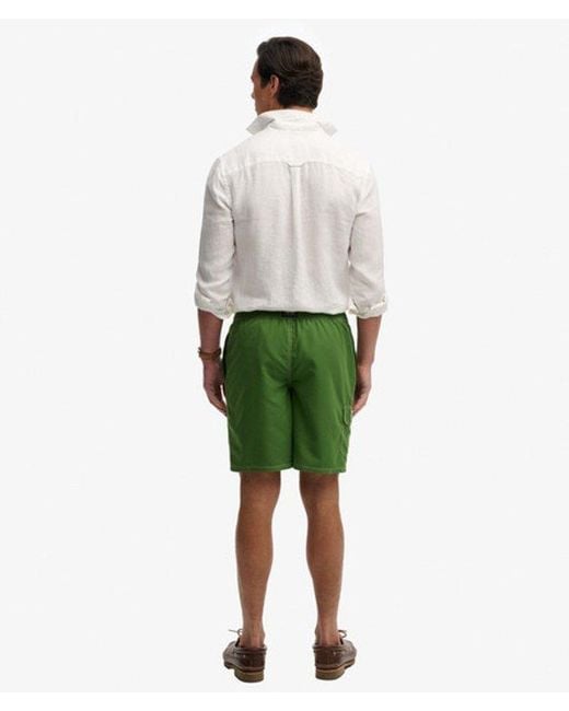 Superdry Green & Co Cargo 19-inch Boardshorts for men