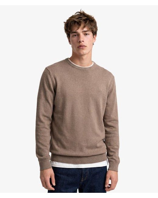 Superdry Blue & Co Essentials Cotton Jumper for men
