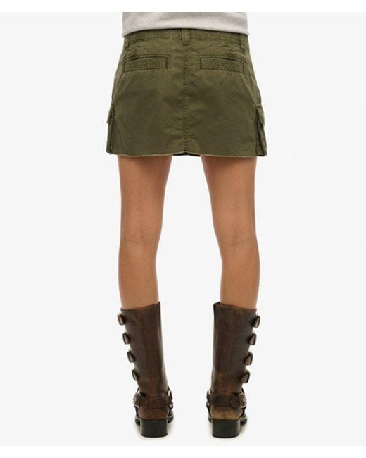 Superdry Natural & Co Utility Parachute Skirt