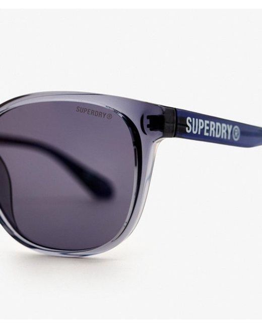 Femme Lunettes De Soleil À Verres Ronds Taille: 1Taille Superdry en coloris Blue