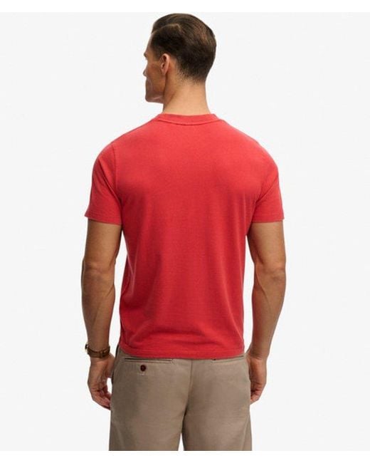 Superdry 1954 Company Relaxed T-shirt in het Red voor heren