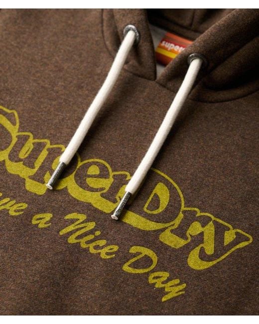 Superdry Gray & Co Archive Graphic Hoodie