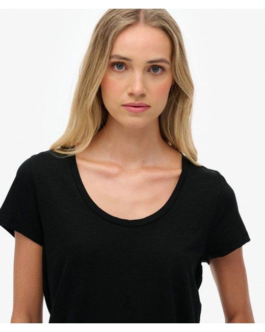 Superdry Black & Co Studios Scoop Neck T-shirt