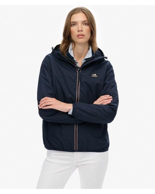 Superdry Blue & Co Essential Tri Windbreaker Jacket