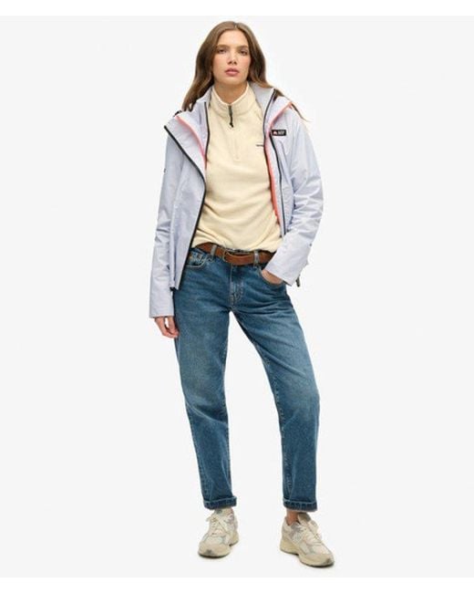 Superdry Blue & Co Hooded Mountain Windbreaker Jacket