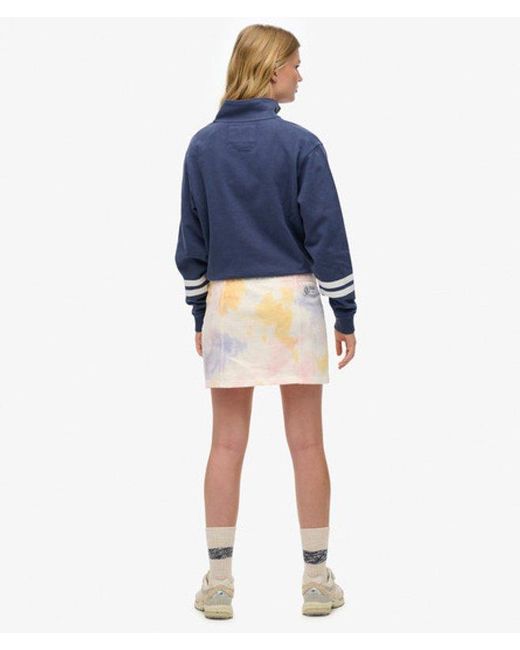 Superdry Blue & Co Essential Tie Dye Skirt