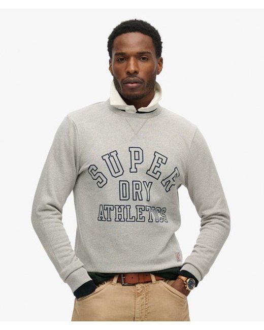 Superdry Gray & Co Athletic Printed Sweatshirt for men