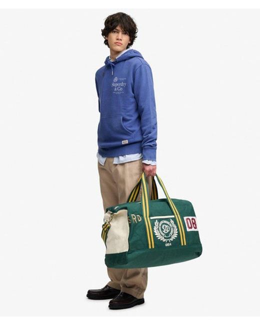 Superdry Vintage Patch Weekendtas in het Green