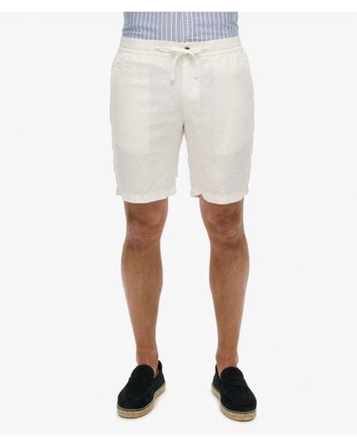 Superdry Natural & Co The Merchant Store- Linen Shorts for men