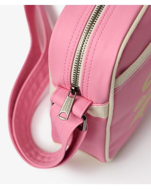 Superdry Pink & Co Mini Alumni Crossbody Bag